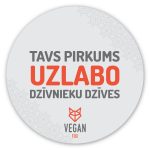 Vegan Fox ziedo dzīvniekiem