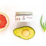 Grapefruit body cream avocado oil aloe vera extract vegan fox hand made