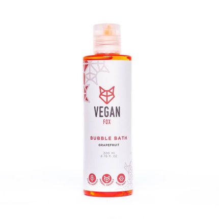 Grapefruit bubble bath bath foam vegan fox hand made