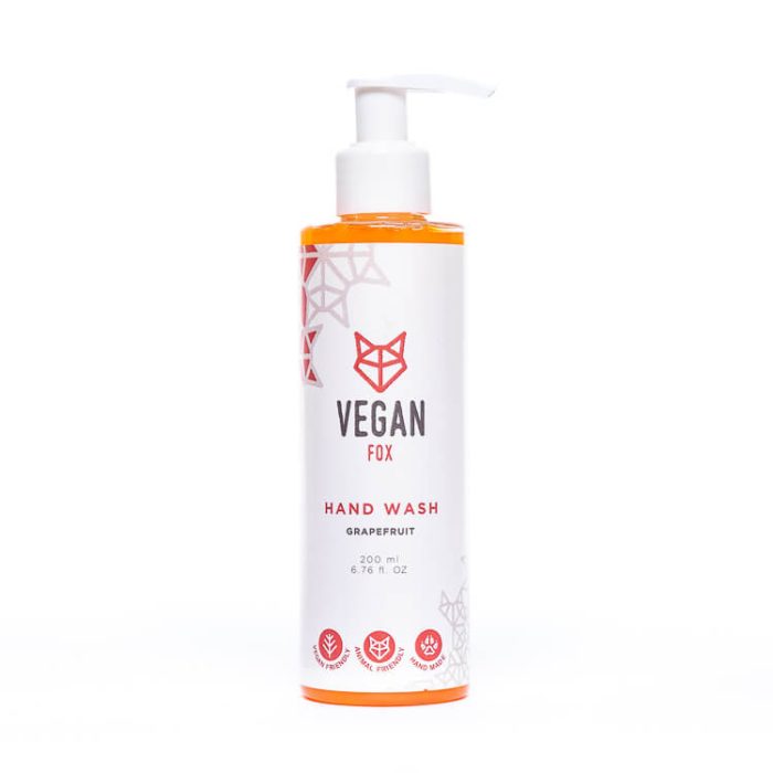 Grapefruit hand wash vegan fox hand made