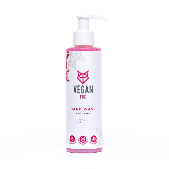 Red grape hand wash vegan fox hand made